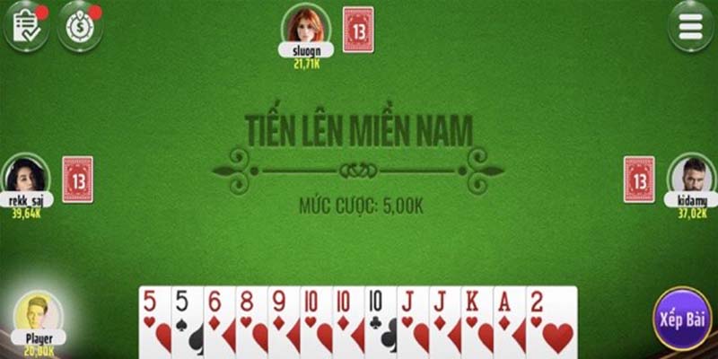 Hướng dẫn cách chơi bài tiến lên miền nam